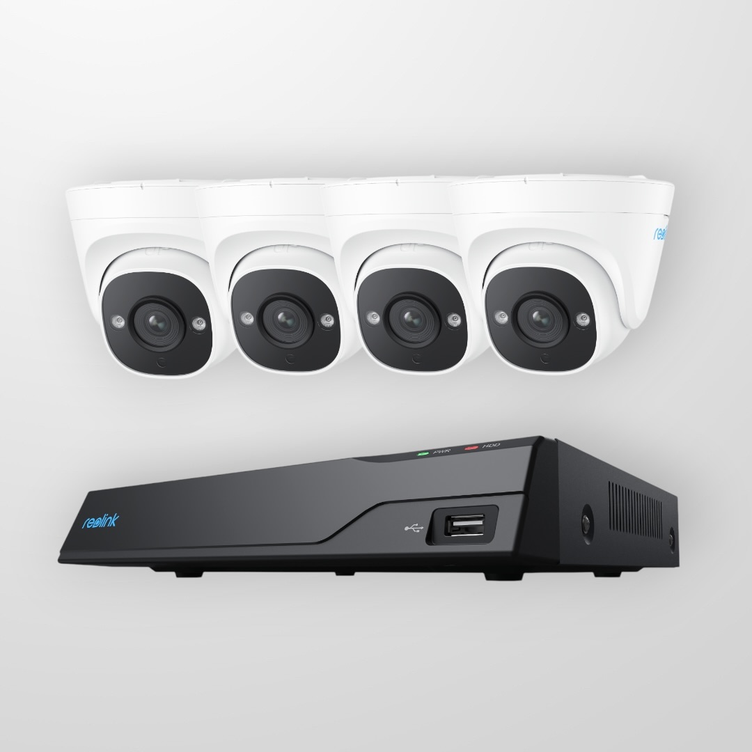 Комплект камери + рекордер REOLINK NVS8-5MD4, 2TB HDD, 8 PoE RLK8-410D4-5MP