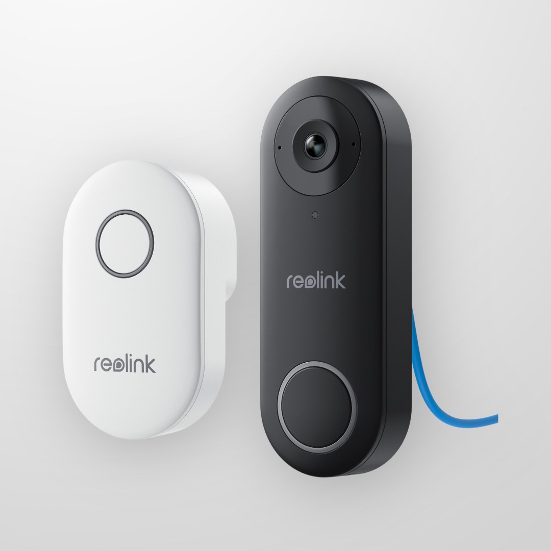 Жичен видео звънец с камера REOLINK D340P Video Doorbell PoE